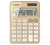 Canon KS-125KB-GD Scientific Calculator, Suitable for School and Business, Dual Power Battery, Tax Calculations and Grand Total Function, Large Upright Angled Screen