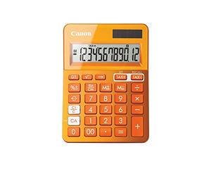 Canon LS-123K Calculator (Orange) - 12-digit display with tax function