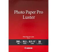 Canon Luster Photo Paper Letter, 50 Sheets (LU-101 LTR)