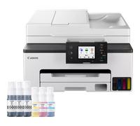 Canon MAXIFY GX2050 Wireless Colour All-in-One Refillable MegaTank Inkjet Printer + 2 Extra Black Ink Bottles