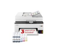 Canon MAXIFY GX2050 Wireless Colour All-in-One Refillable MegaTank Inkjet Printer - A4 Print, Copy, Scan, Fax, ADF - Wi-Fi, Cloud, Ethernet Connectivity - Home Office Printer, Includes 6 x Ink Bottles