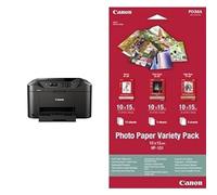 Canon MAXIFY MB2150 Multifunction Colour Inkjet Printer - A4 Print, Copy, Scan, Fax - 250 Sheet Capacity, 50-Sheet ADF - Wi-Fi, Cloud Link, USB Connectivity - Home Office Printer & 10x15cm Photo Paper