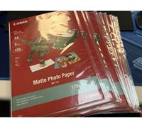 Canon MP-101 Matte Photo Paper A4 - 50 Sheets - 7981A005 - 10 x 5 pack