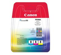 Canon CLI-8 C/M/Y Colour Ink Cartridge Multipack