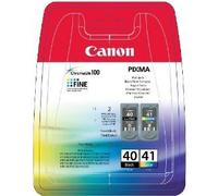 Canon Original CL-41 and PG-40 Ink Cartridge Combo Pack