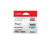 Canon PFI1000PC Photo Cyan Standard Capacity Ink Cartridge 80ml - 0550C001 - Photo Cyan - Standard Capacity