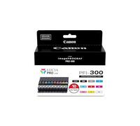 Canon PFI-300 Lucia PRO Ink, 10 Ink Tanks, Compatible to imagePROGRAF PRO-300 Printer, Multi, Standard (4192C007)