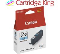 Canon PFI-300PC Original Canon PFI 300PC Photo Cyan Ink Cartridge, 4197C001