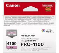Canon PFI-4100PM Genuine Printer Ink Cartridge - High Performance & Fade Resistant Ink (1 x Photo Magenta Cartridge) - Compatible with imagePROGRAF PRO-1100