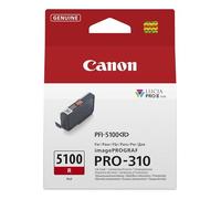 Canon PFI-5100R Genuine Printer Ink Cartridge - High Performance & Fade Resistant Ink (1 x Red Cartridge) - Compatible with imagePROGRAF PRO-310