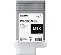 Canon PFI106MBK Matte Black Standard Capacity Ink Cartridge 130ml - 6620B001