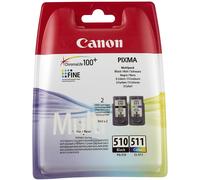 Canon PG-510 / CL-511 ink cartridge 2 pc(s) Original Black, Cyan, Magenta, Yellow