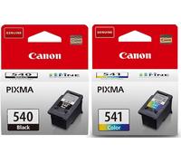 Canon PG 540 and CL 541 Ink Cartridges Pack of 2, Black Colour