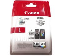CANON PG-540L & CL-541 Black & Tri-colour Ink Cartridges - Twin Pack, Black & Tri-colour