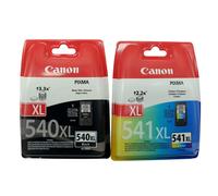 Canon PG-540XL CL-541XL Ink Cartridges Black Colour Genuine Original Pixma