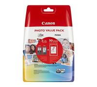 CANON PG-540XL/CL-541XL Photo Value Ink Cartridge, Black/Yellow/Magenta/Cyan, High
