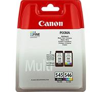 Canon PG-545 / CL-546 Multipack black & colour original ink cartridge for PIXMA MG2450 MG2455 MG2550 MG2555 iP2850 iP2855 MG2950 MG2950S MG2955 MX495 Printers