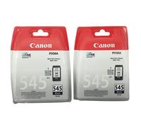 Canon PG-545 Ink Cartridge Black Genuine Original Pixma Pack x2 Pixma Printer