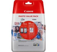 Canon PG 545 XL/CL-546XL Photo Value Pack Ink cartridge / paper kit - 50 sheet(s), 2-pack Black, colour (cyan, magenta, yellow)