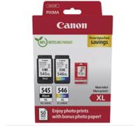 Canon PG-545XL / CL-546XL High Yield Genuine Ink Cartridges, Pack of 2 Value Pac