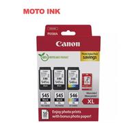 Canon PG-545XL/CL-546XL High Capacity 3 Ink Cartridge & Photo Paper Value Pack - 8286B015 (Original)