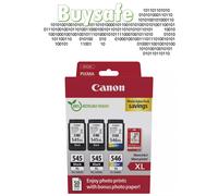 Canon PG-545XL/CL-546XL High Capacity 3 Ink Cartridge & Photo Paper Value Pack - 8286B015 (Original)