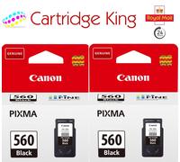 Canon PG-560 Black Printer Ink Cartridge 2 pack - 3713C001