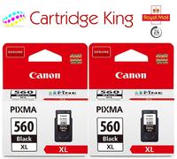 Canon PG-560XL Black Printer Ink Cartridge 2 pack - 3712C001