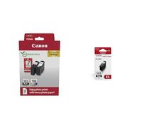 Canon PG-585/CL-586 + Photo Paper Multipack & PG-585XL Genuine Printer Ink Cartridges