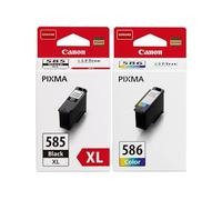Canon PG-585XL Black & CL-586 Colour Ink Cartridge Combo Pack - Compatible with PIXMA TS7650i / TS7750i