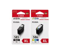 Canon PG-585XL High Yield Black & CL-586XL High Yield Colour Ink Cartridges & Freepost Recycling Pack