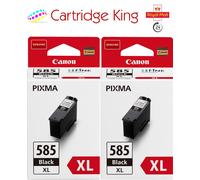 Canon PG-585XL High Yield Black Ink Cartridge 2 pack - 6204C001