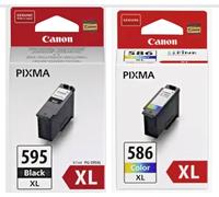 Canon PG-595XL Black CL-586XL Colour Ink Cartridge For TS4150i TS6550i TS7550i
