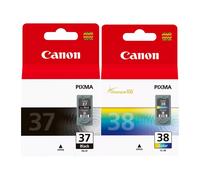 Canon PG37/CL38 Ink Cartridge - Black/Colour (Pack of 2)