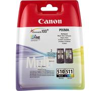 Canon PG510/ CL511 Ink Cartridges - Black/Colour, Medium