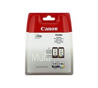 Canon PG545 & CL546 Inkjet Cartridge Page Life 180pp Black & Colour Ref 8287B005 Pack 2 124004