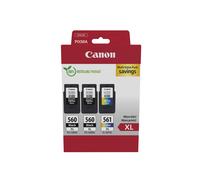 Canon PG560XL + CL561XL FINE Genuine High Yield Ink Cartridges Multipack