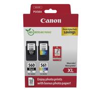 Canon PG560XL CL561XL Paper ValuePack Ink Cartridges High Capacity with Papers