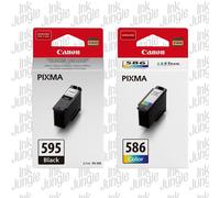 Canon PG595 Black & CL586 Colour Ink Cartridge For PIXMA TS7650i Printer