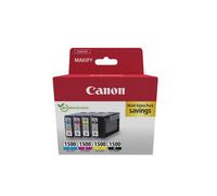 Canon Ink - PGI-1500 C M Y BK Genuine Colour Printer Ink Cartridges - 4 Pack (1 x Black, 1 x Cyan, 1 x Magenta & 1 x Yellow)
