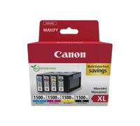 Canon PGI-1500XL 4 Colour Multipack Ink Cartridge PGI-1500XL B/C/M/Y 9182B004