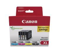 Canon PGI-2500XL BK/C/M/Y Multipack - 4-pack - XL - black, yellow, cyan, magenta - original - ink tank