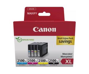 Canon PGI-2500XL BK/C/M/Y Multipack - 4-pack - XL - black, yellow, cyan, magenta - original - ink tank