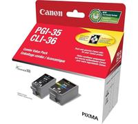 Canon PGI-35 Black & CLI-36 Colour Ink Cartridge Bundle Pack