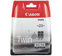 Canon PGI-35 TWIN Pack of 2 cartridges (2x Black) Genuine Canon (Plastic Pack)