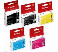 Canon PGI-525 / CLI-526 5 Pack Ink (BK/C/M/Y/BK) for iP4850, iP4950, MG5150 Lot