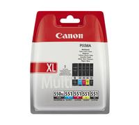CANON PGI-550XL/CLI-551 Cyan, Magenta, Yellow & Black Ink Cartridges - Multipack
