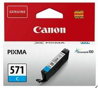 Canon CLI-571 Cyan Ink Cartridge (0386C001) - Standard Yield For PIXMA MG5750