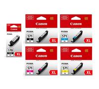 Canon PGI-570XL, CLI-571XL Ink Cartridge, MG7753 TS5050 TS5051 TS5053 TS5055 Lot