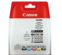Canon PGI-580 / 580XL & CLI-581 /581XL Ink Cartridges for Canon Pixma TS6250 Lot